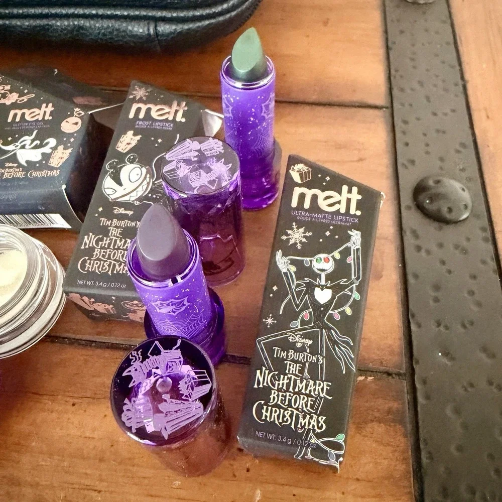 NEW complete Set Melt Cosmetics Nightmare Before Christmas Limited Edition